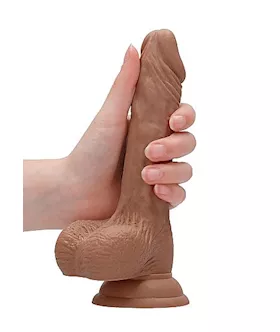 Realistic Dildo With Balls - 6.6 Inches