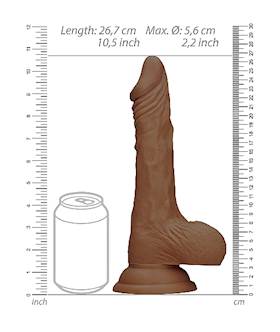 Realistic Suction Dildo With Balls