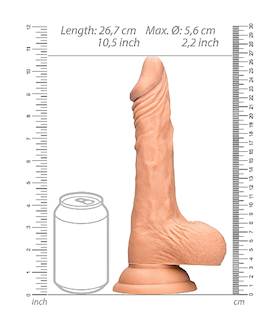 Realistic Suction Dildo With Balls