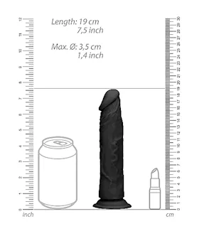 Realistic Suction Dildo