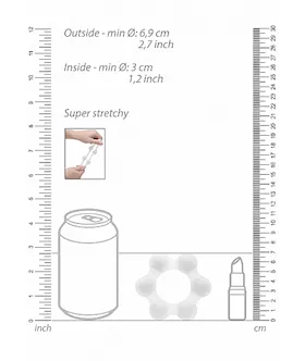 No. 82- Weighted Cock Ring- Transparent