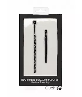 Silicone Beginners Plug Set- Black
