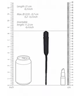 Vibrating Bullet Plug With Beaded Tip