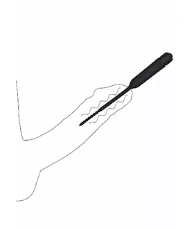 Vibrating Bullet Plug With Beaded Tip