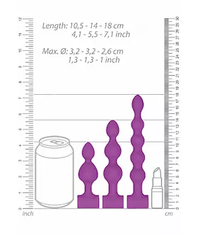 Silicone Usb- Rechargeable Anal Set