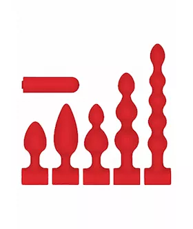 Silicone Usb Rechargeable Anal Set