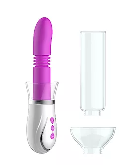 Thruster- 4 In 1 Recharagable Couples Pump Kit- Purple