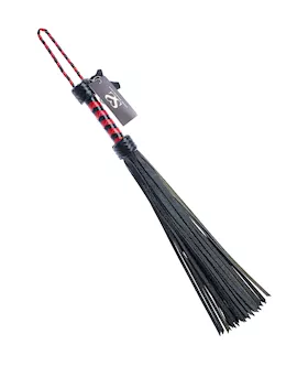Bound X Textured Leather Flogger