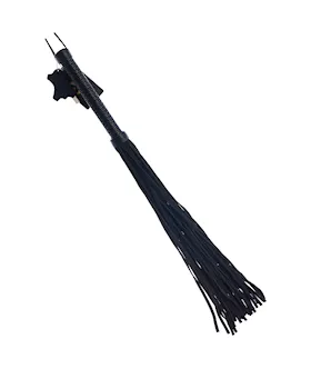 Bound X Suede Flogger with Cord Handle
