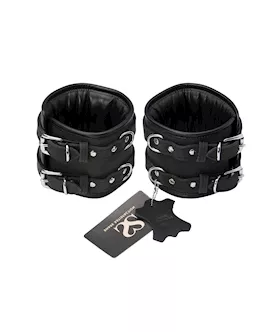 Bound X Double Wide Nubuck Leather Ankle Cuffs