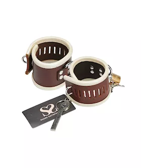 Bound X Asylum Leather Wrist Cuffs
