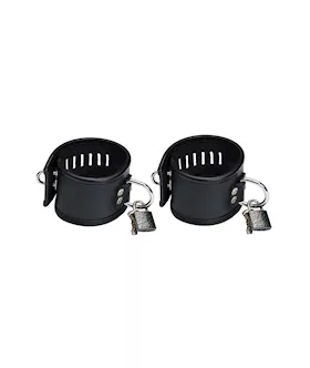 Bound X Asylum Leather Cuffs And Collar Set