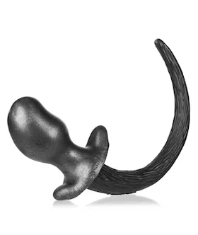 Puppy Tail Buttplug - Pug - 3.25 Inch