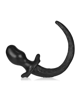 Puppy Tail Buttplug - Bulldog - 4.5 Inch