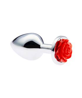 Kink Range Metal Rose Butt Plug - 3.2 Inch