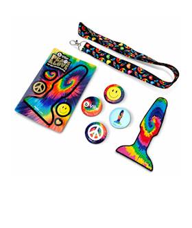 Peace And Love Tie-dye Rimming Plug 