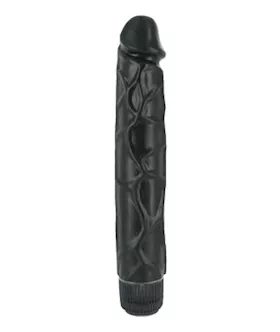 The Tower 9.5 Inch Vibrating Dildo Black