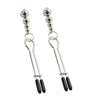 Kinki Silver Ball Nipple Clamps