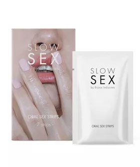 Slow Sex Oral Strips By Bijoux Indescrets - Mint