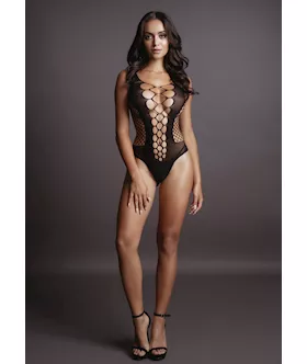 Contrast Fence Net Teddy 