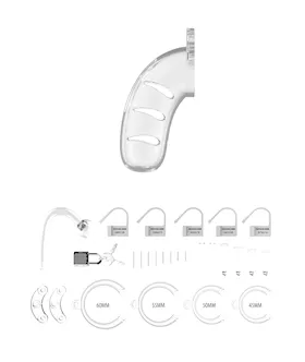 Model 11 - Chasity Cage With Plug - 4.5 Inch 