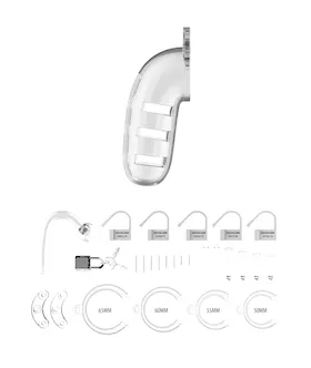 Model 12 - Chasity Cage With Plug - 5.5 Inch
