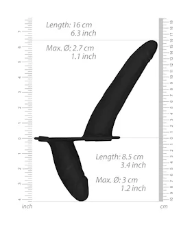 Double Vibrating Silicone Strap-on - Adjustable
