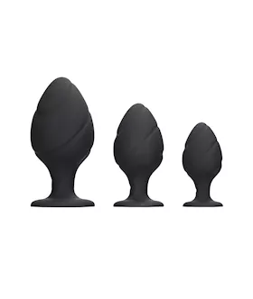 Swirled Butt Plug Set