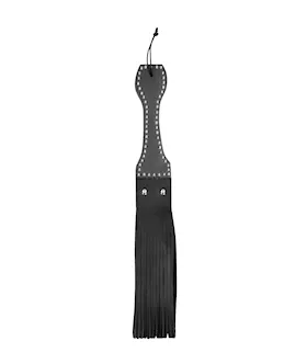 Wooden Handle Belt Whip Flogger  
