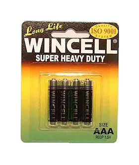 Wincell Super Heavy Duty Aaa 4 Pack