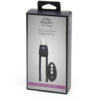 Fifty Shades Of Grey Relentless Vibrations Remote Control Couples Vibe