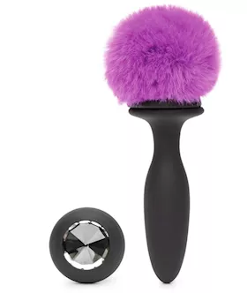 Happy Rabbit Rechargeable Vibrating Butt Plug - 4 Inch