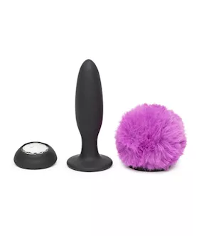 Happy Rabbit Rechargeable Vibrating Butt Plug - 4 Inch