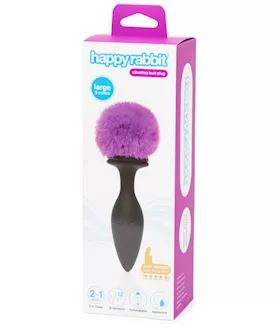Happy Rabbit Rechargeable Vibrating Butt Plug - 5 Inch