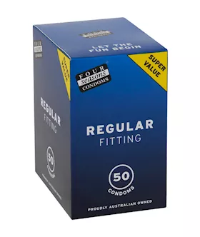 Four Seasons Regular Condoms - 50 Pack