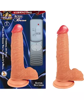 LIFELIKES Vibrating BARON DILDO  5 Inch