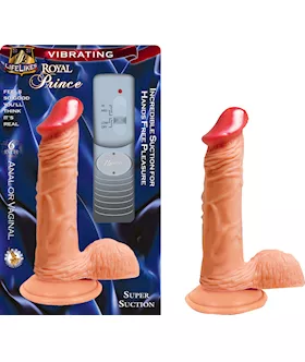 LIFELIKES Vibrating PRINCE DILDO  6 Inch