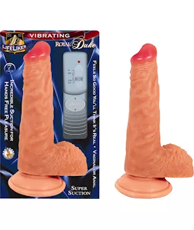 LIFELIKES Vibrating DUKE DILDO  7 Inch