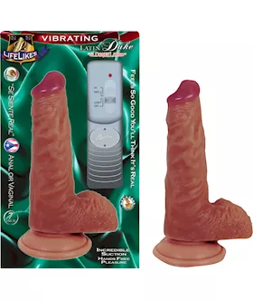 LIFELIKES Vibrating DUKE DILDO  7 Inch