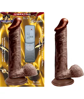 LIFELIKES Vibrating KNIGHT DILDO  8 Inch