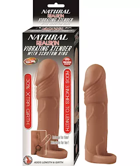 Nass Toys Vibrating Penis Extender with Scrotum Ring