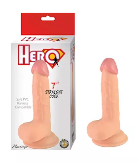 HERO Straight Cock Dildo  7 Inch