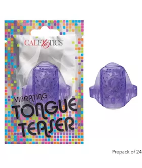 Foil Pack Vibrating Tongue Teaser Purple 24pk