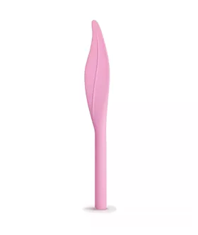 Plusone Vibrating Feather Tickler With Silky Blindfold Sash