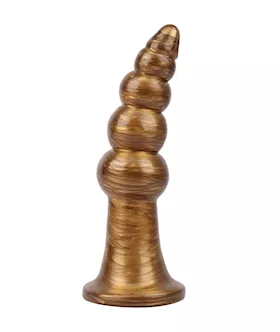 Beaded Metallic Butt Plug