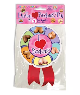 I Love Boobies Badge