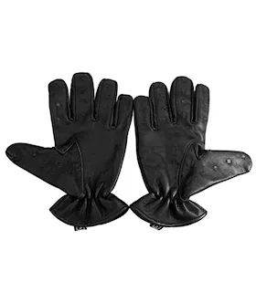 Rouge Leather Vampire Gloves