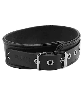 Rouge Removable O-ring Leather Collar