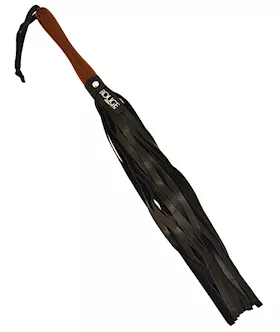 Rouge Wooden Handle Leather Flogger
