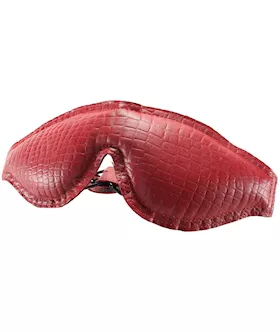Rouge Padded Leather Blindfold